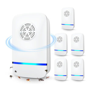 2025 Upgraded Ultrasonic Indoor Mosquito & Pest Repellent – 6-Piece Set