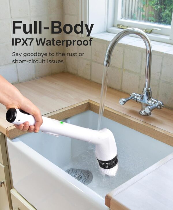 LyriFine Electric Rotary Brush – IPX7 Waterproof Full-Body Cleaning Brush - Image 2